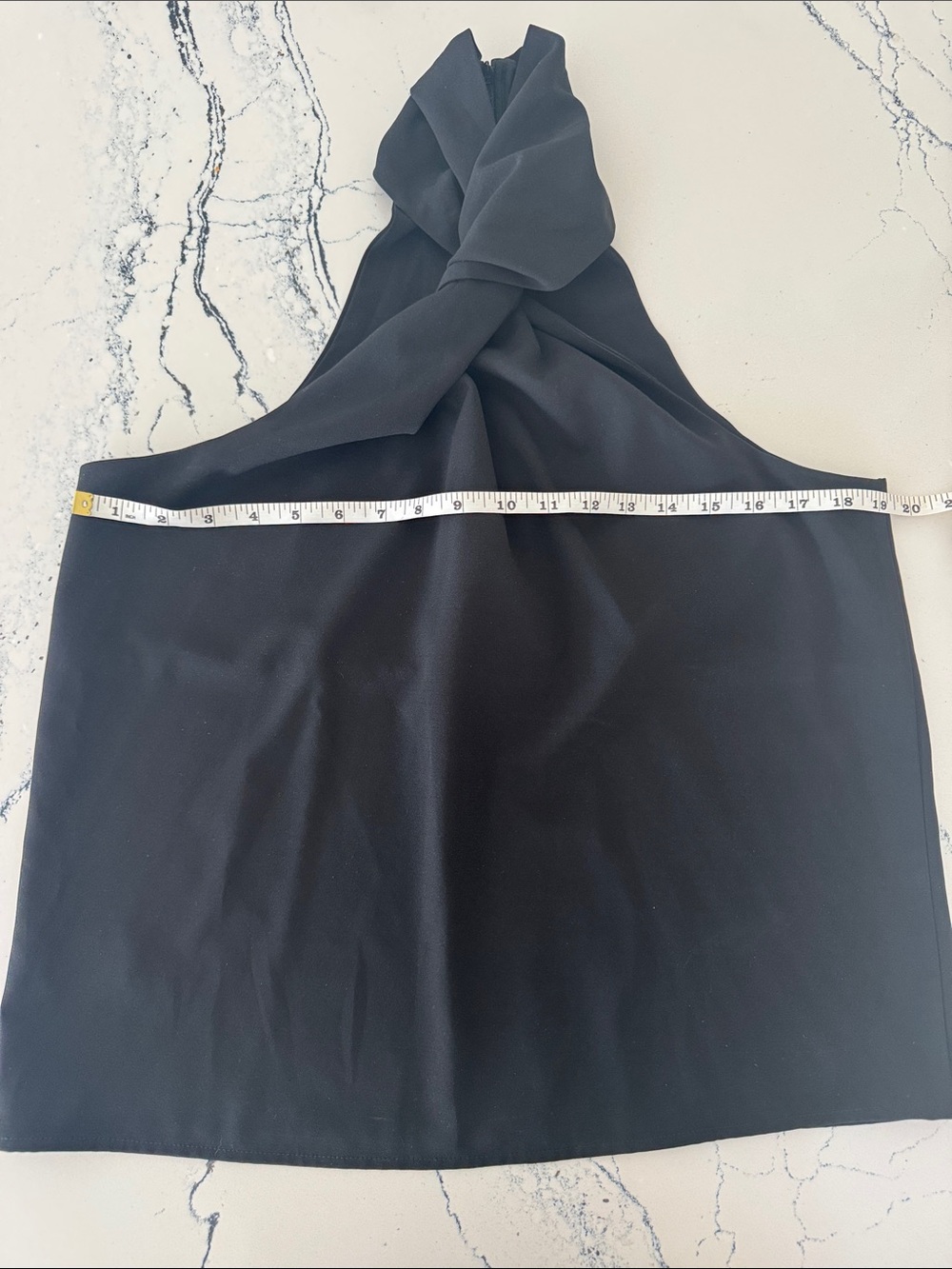 Commense Black Twist Halter Blouse - Picture 7 of 8